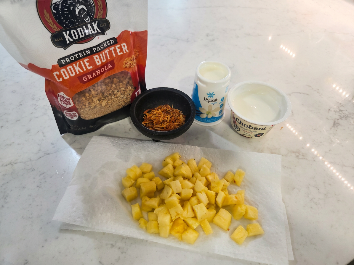 Pina Colada Parfait Ingredients