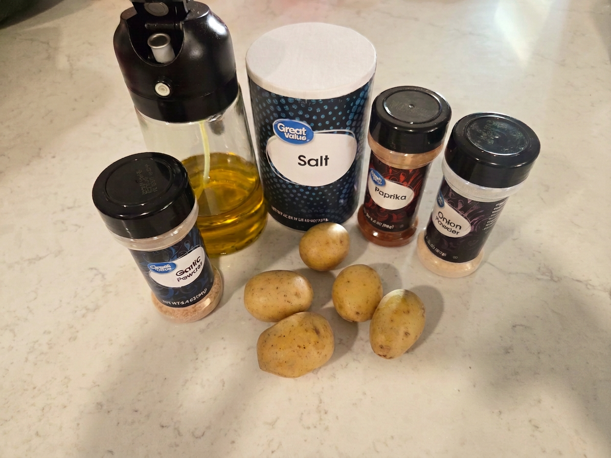 Crispy Potatoes ingredients