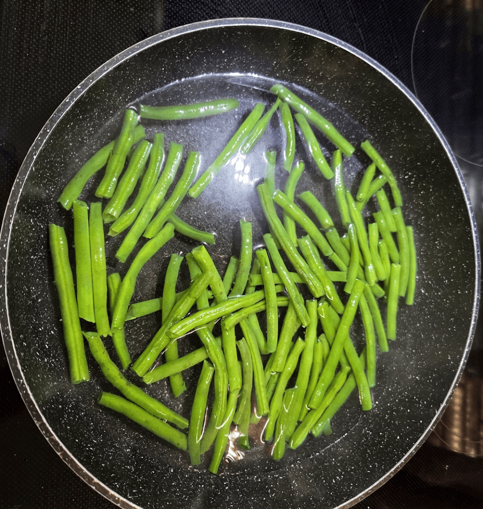 Green beans blanche